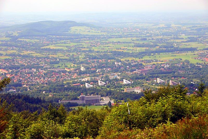 Widok na Ustroń